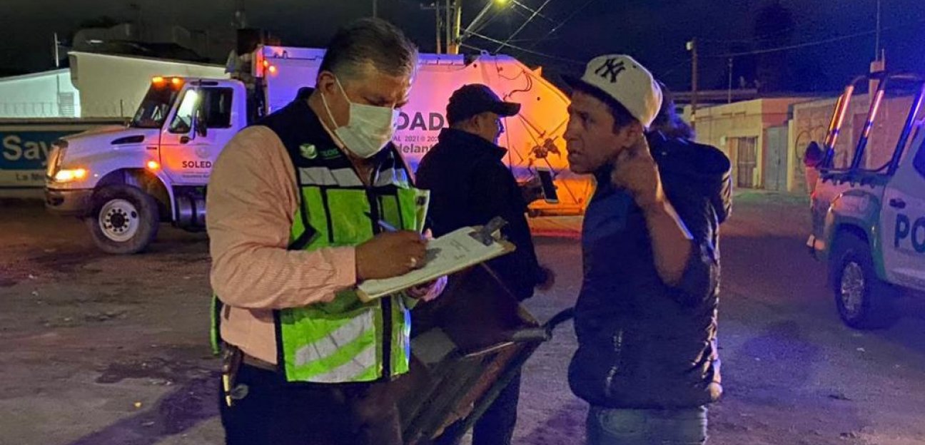 Dirección de Ecología emite citatorios a personas que durante este fin de semana abandonaron desechos en la vía pública 