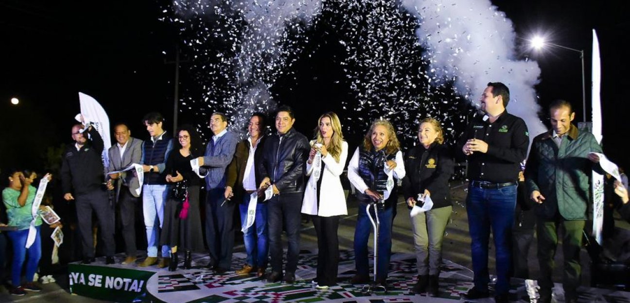 Gobierno del Estado y Ayuntamiento de Soledad inaugura bulevar Zapata en Palma de la Cruz