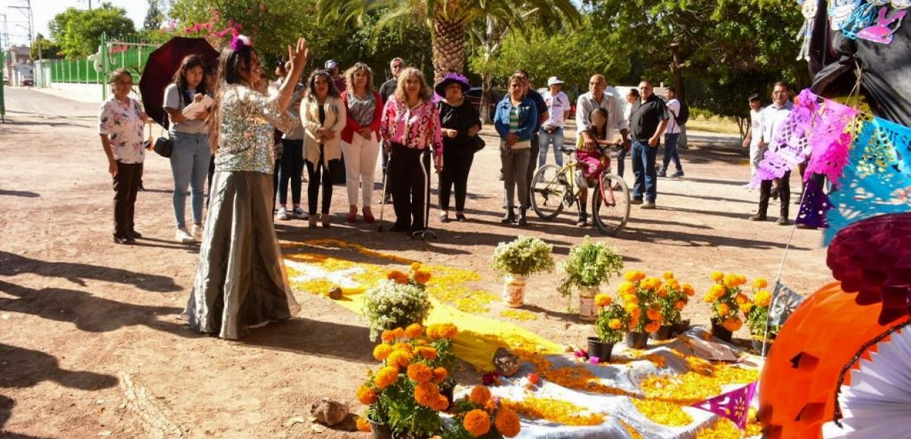 Equipos deportivos soledenses colocan altares en la Unidad 21 de Marzo