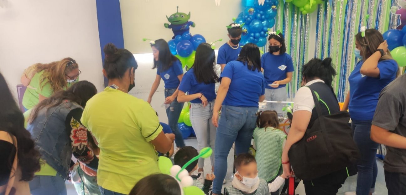 Alumnos del Centro de Atención Infantil visitaron la Facultad de Estomatología de la UASLP
