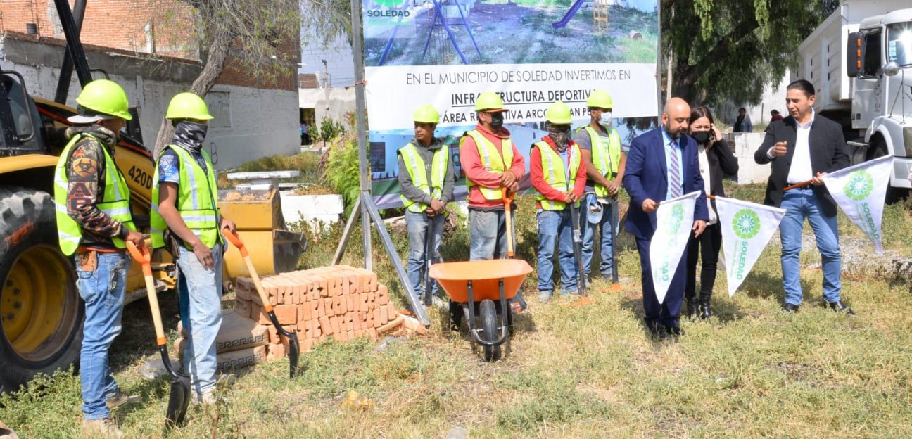 Ayuntamiento de Soledad puso en marcha la construcción de un nuevo parque urbano multifuncional