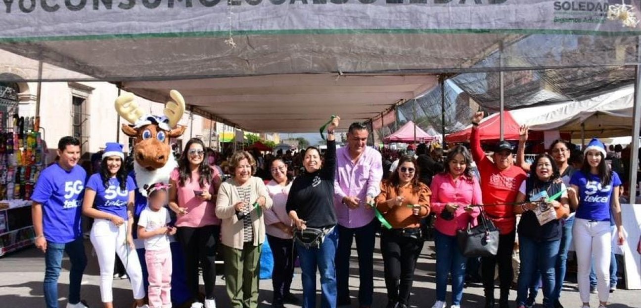 Inicia con gran éxito la tercera edición del mercadito con causa, Yo Consumo Local en Soledad de Graciano Sánchez 