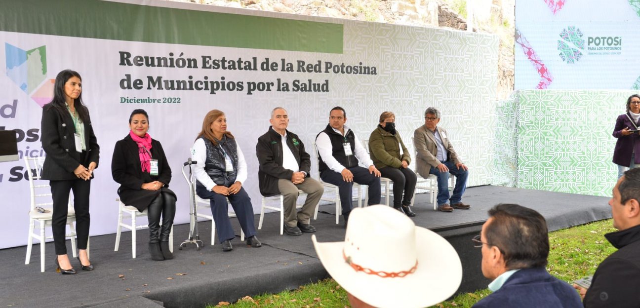 Alcaldesa Leonor Noyola encabezó la reunión estatal de la Red Potosina de Municipios por la Salud