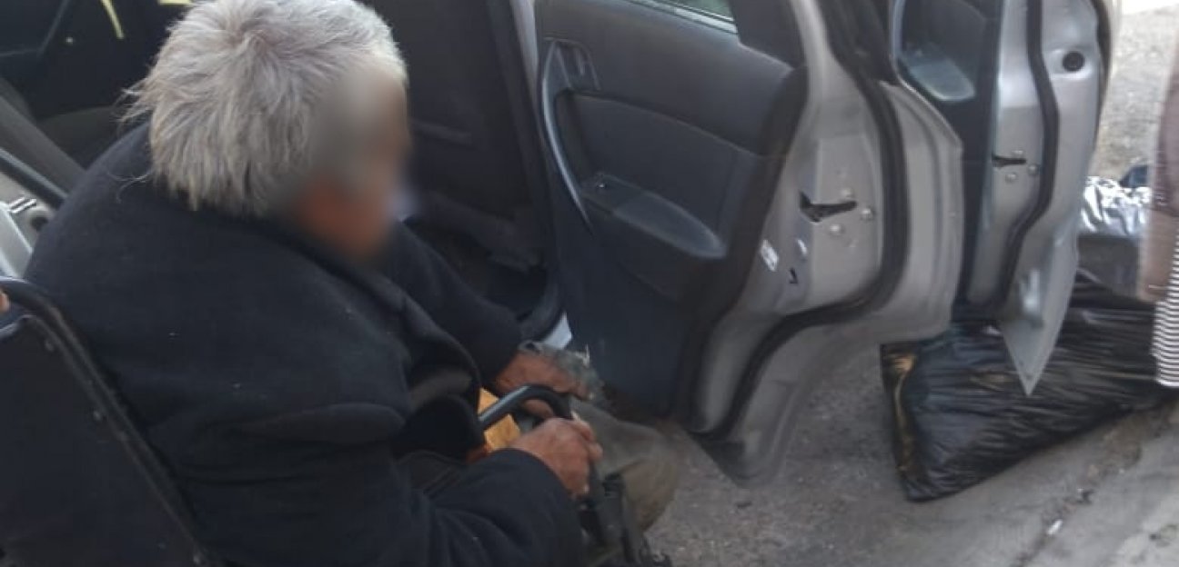 DIF Municipal de Soledad brindo el apoyo a un hombre con discapacidad motriz que se encontraba en avenida José de Gálvez