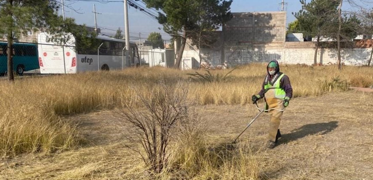 La dirección de Servicios Municipales de Soledad rehabilitó el área recreativa de Quintas de la Hacienda 3