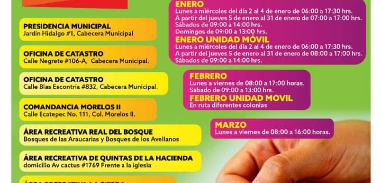 Este lunes el programa de descuentos Predial 2023