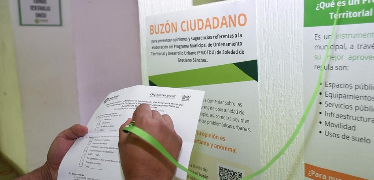 Instalan Buzón Ciudadano en Palacio Municipal de Soledad de Graciano Sánchez