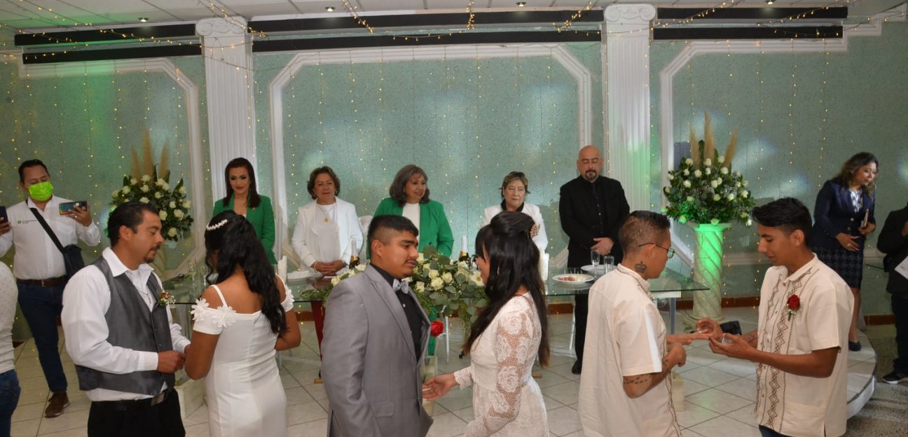 Ciento cincuenta y ocho parejas contrajeron matrimonio este 14 de febrero en Soledad