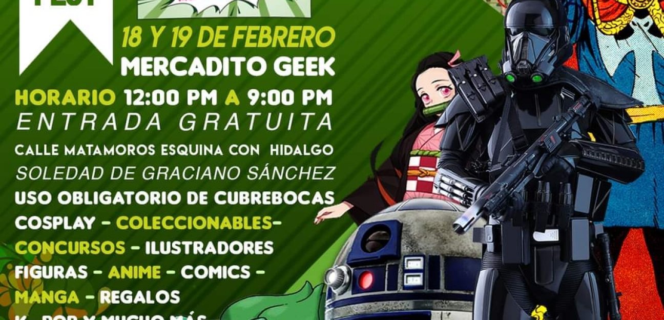 Dirección de Cultura invita al Mercadito Geek
