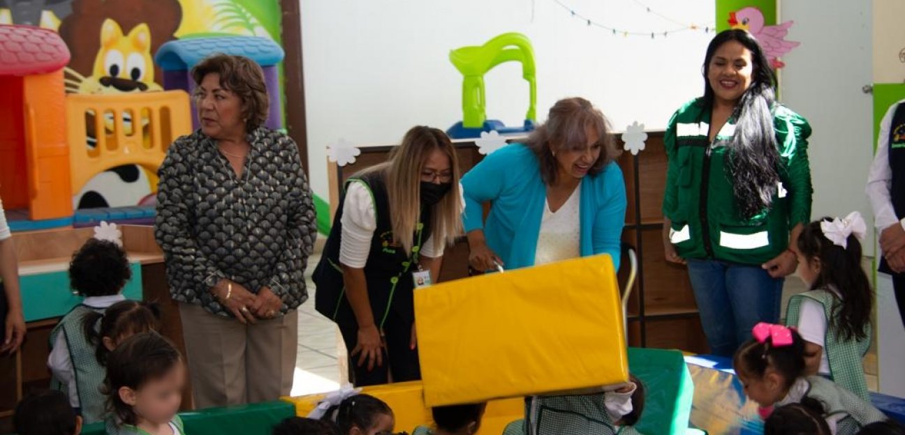 Los Centros de Atención Capullito ubicados en Soledad, se fortalecen con la entrega de mobiliario