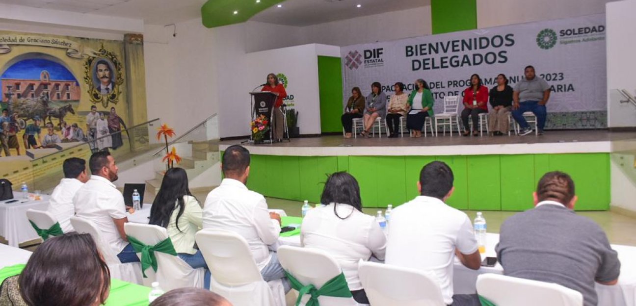 Soledad fue sede del tercer programa de capacitaciones a delegaciones regionales y Sistemas Municipales DIF