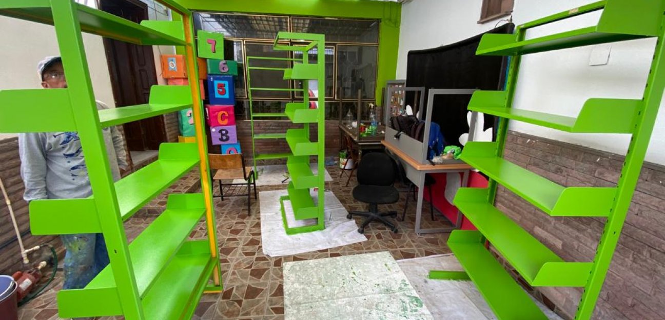 Rehabilitan mobiliario de Bibliotecas Municipales de Soledad