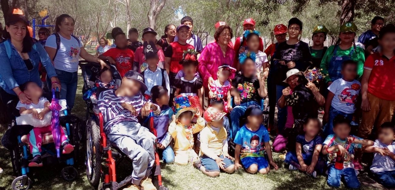 El DIF Municipal de Soledad celebró a los pequeños con discapacidad en el marco del Día del Niño y la Niña