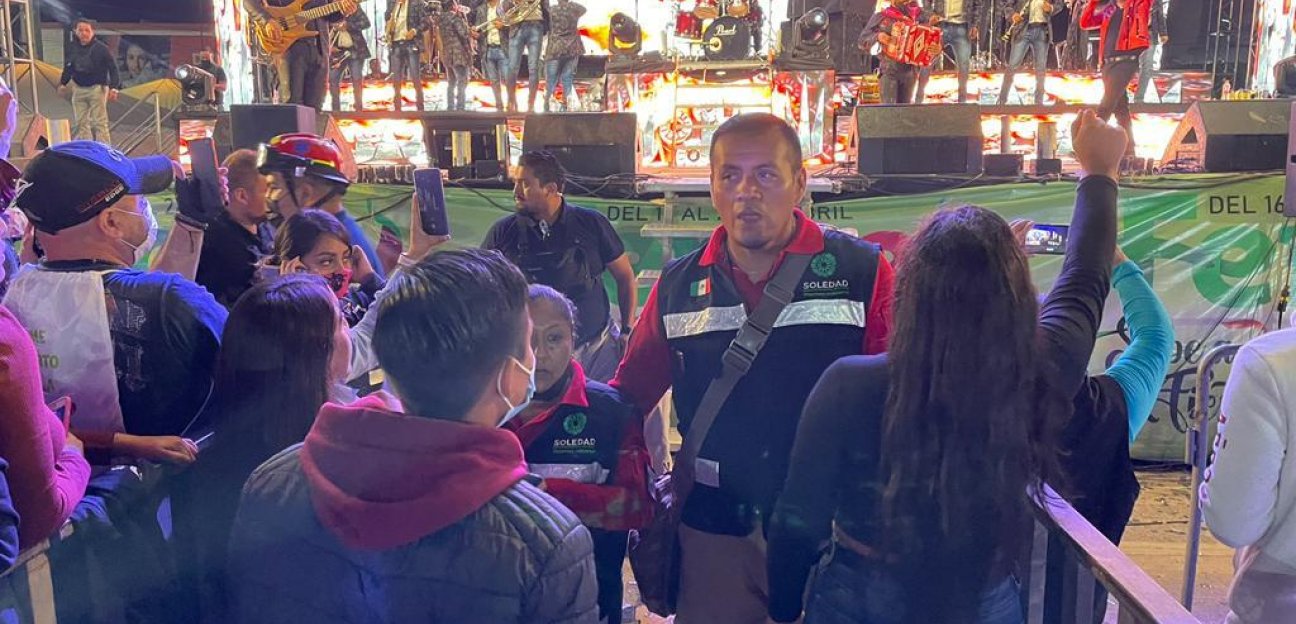 Protección Civil de Soledad se reporta listo para la FENAE 2023