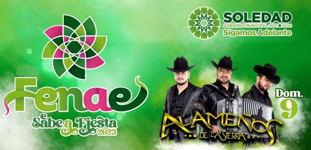 Llegan Los Alameños de la Sierra para a poner a bailar a las y los asistentes de la FENAE 2023