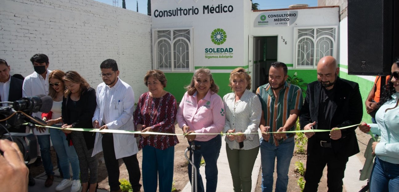 Soledad de Graciano Sánchez cuenta con un nuevo consultorio médico gratuito