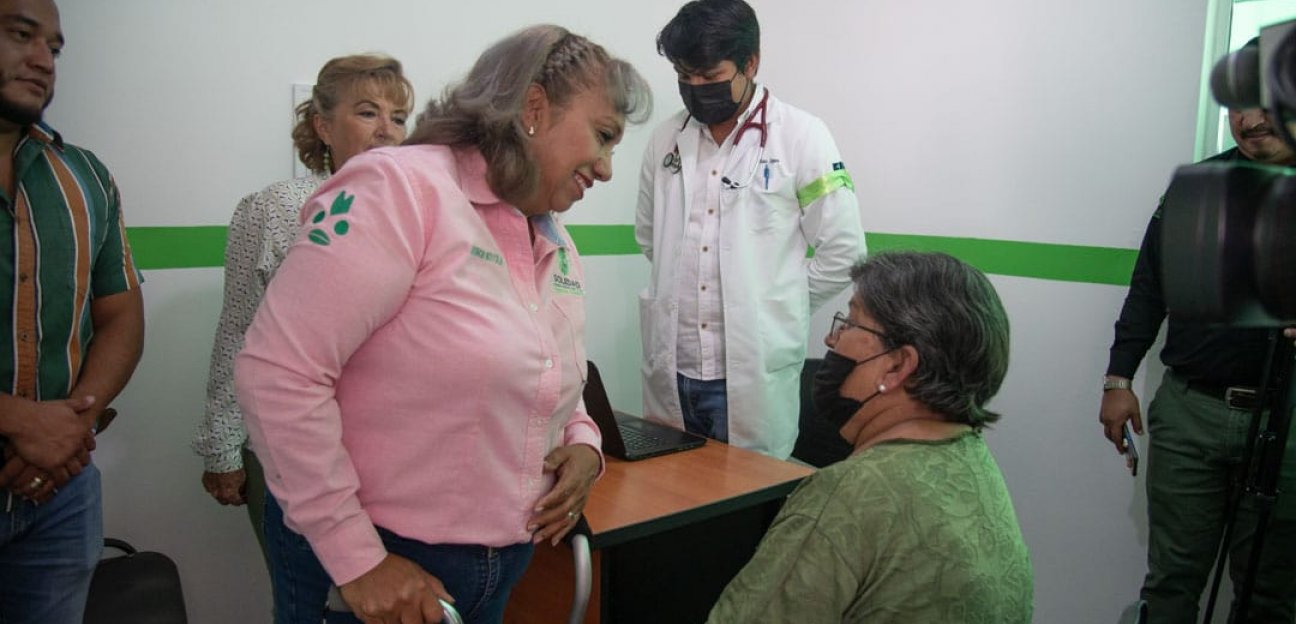 Habitantes del fraccionamiento La Virgen aplauden la apertura del consultorio médico gratuito en la zona