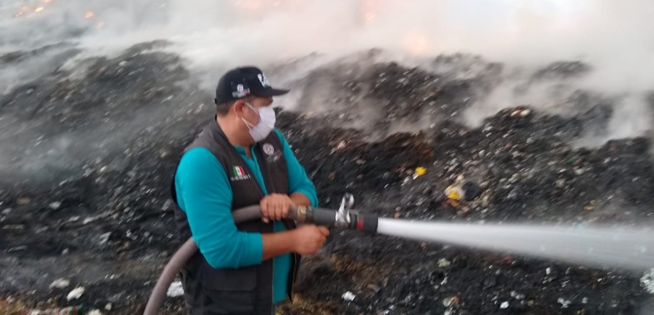 Personal de la Coordinación de Protección Civil Municipal de Soledad se mantiene atento a los reportes ciudadanos