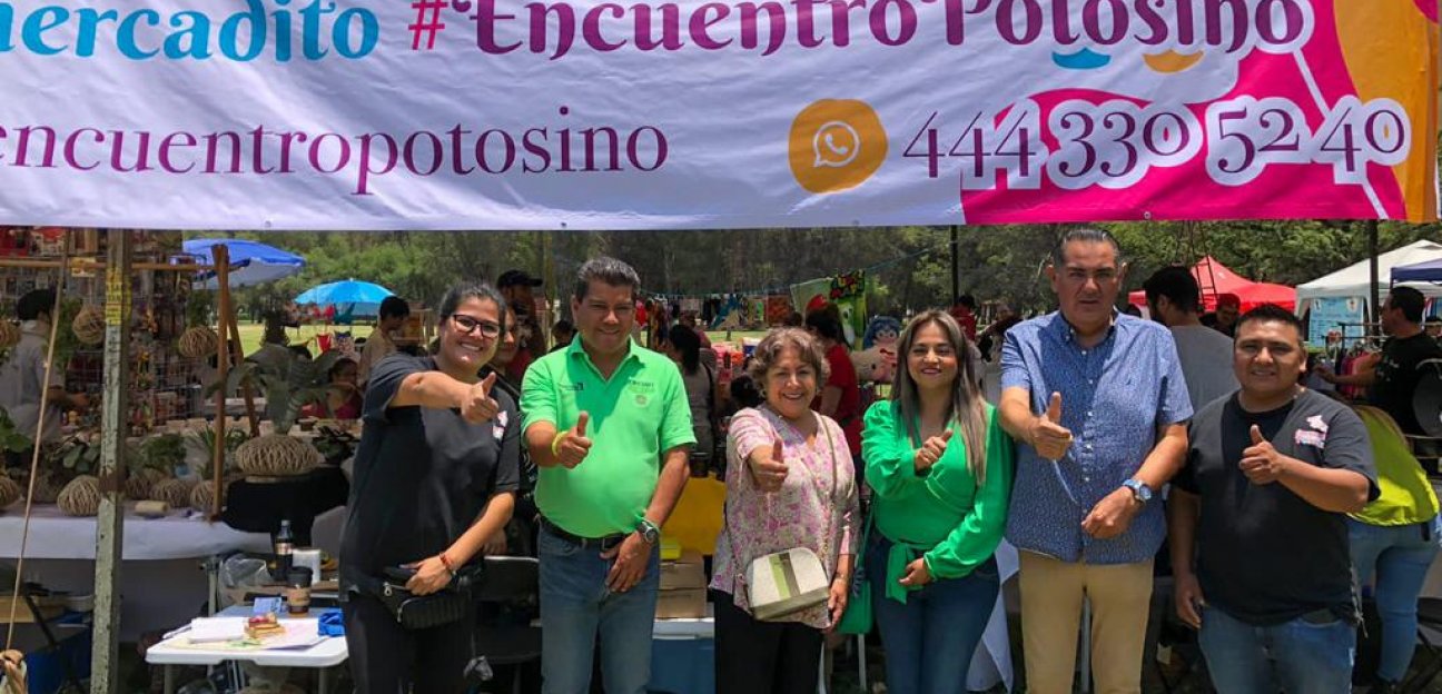 Autoridades soledenses inauguran Mercadito con Causa en el Tangamanga 1