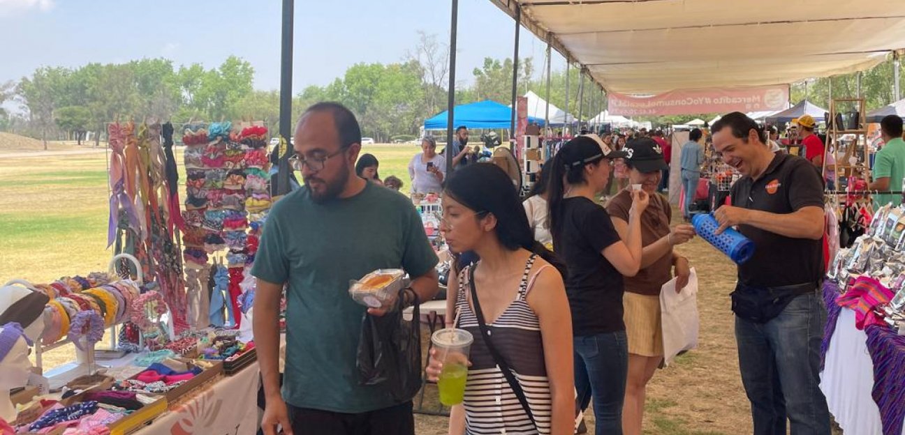 La nueva edición del Mercadito Con Causa Yo Consumo Local organizada por el ayuntamiento de Soledad fue todo un éxito