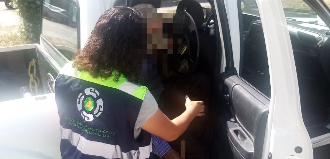 Adulto mayor extraviado fue auxiliado por Protección Civil de Soledad 