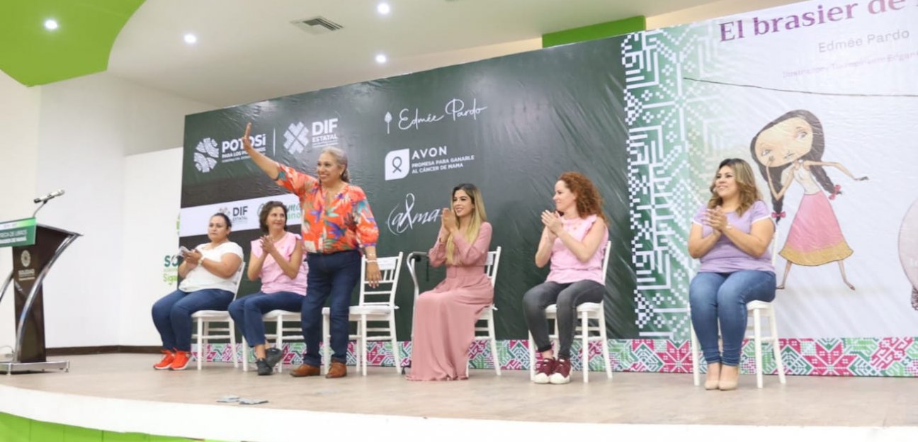 Junto a DIF Estatal, alcaldesa Leonor Noyola encabeza actividad para la prevención del cáncer de mama