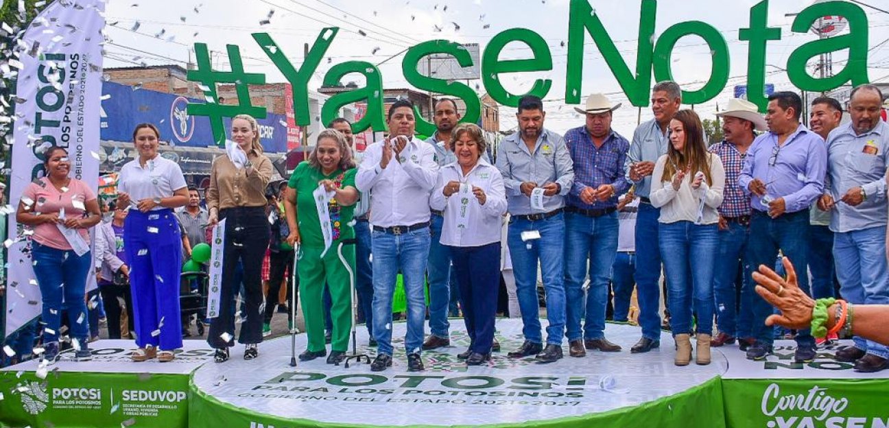 Soledad se transforma con obras urbanas de alto impacto: Leonor Noyola