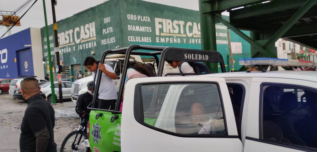 Seguridad Pública de Soledad desplegó operativo de auxilio por inundaciones 