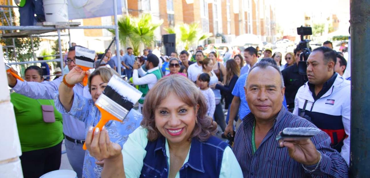 Alcaldesa soledense arranca modernización de la Unidad Habitación San Jorge