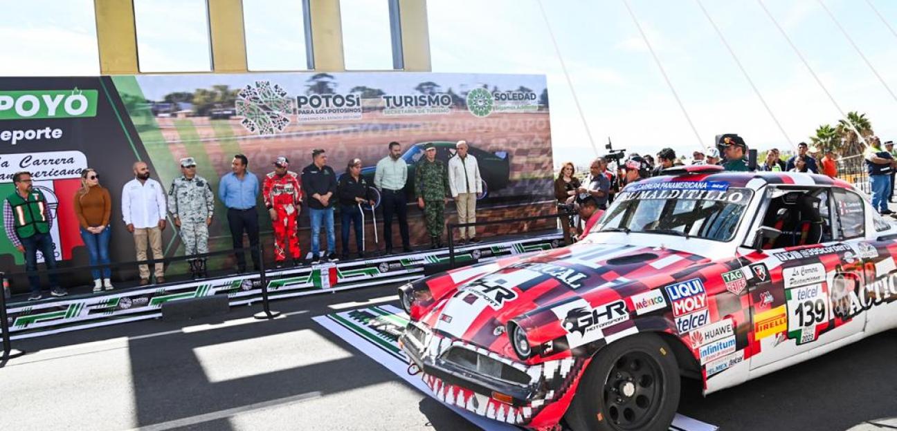 ¡A todo gas! arrancó la Carrera Panamericana 2023 en Soledad de Graciano Sánchez