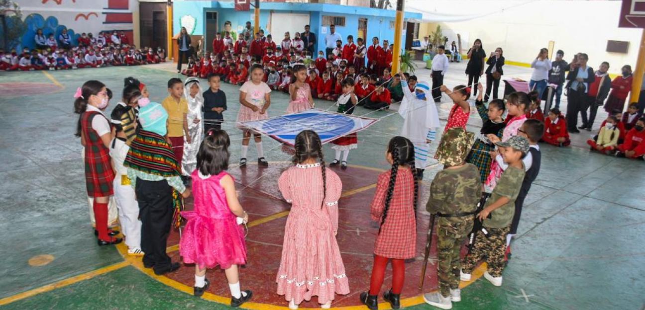 Con mensaje a estudiantado, Ayuntamiento de Soledad conmemora Día de las Naciones Unidas