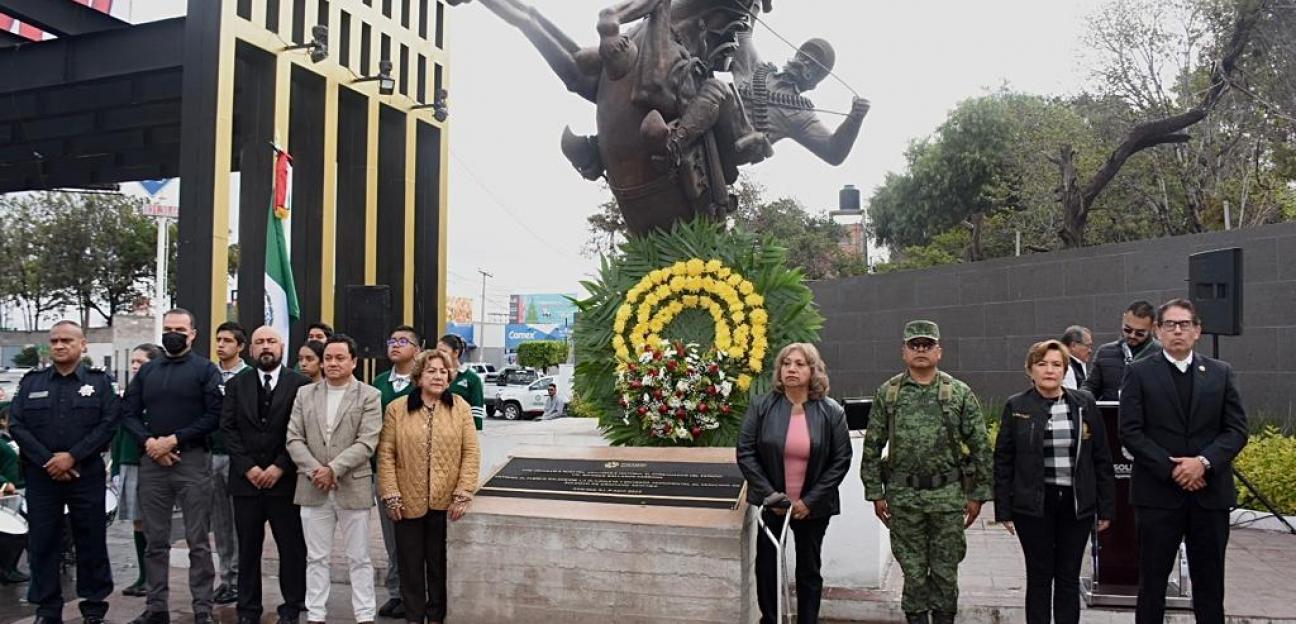 Autoridades soledenses conmemoran el 66 amiversario luctuoso del Profesor Graciano Sánchez Romo