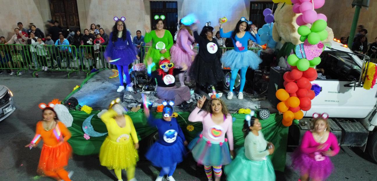 Familias soledenses disfrutaron emocionante carnaval alusivo al AMOR