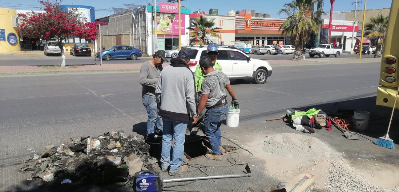 Ayto. de Soledad redobla labores de desazolve y rehabilitación de alcantarillas