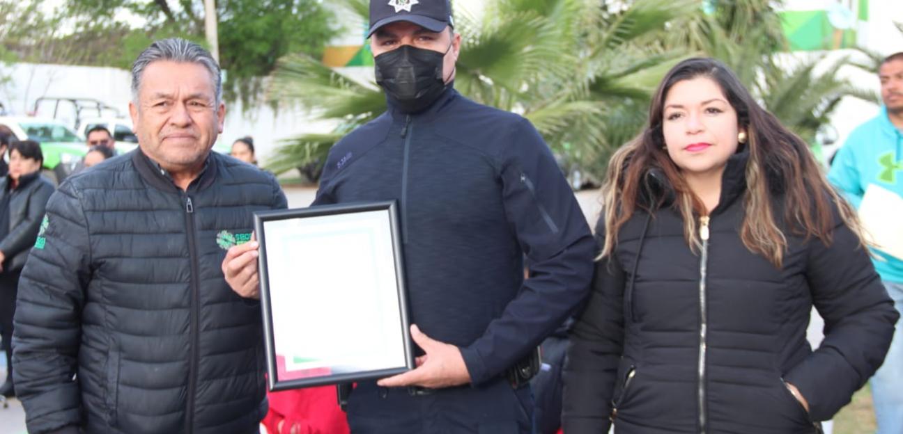 Seguridad Pública de Soledad recibe reconocimiento del sector educativo por su labor en proximidad 
