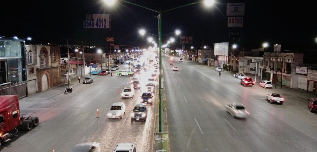 Gobierno Estatal y soledense ponen en funcionamiento alumbrado en Valle de los Fantasmas 