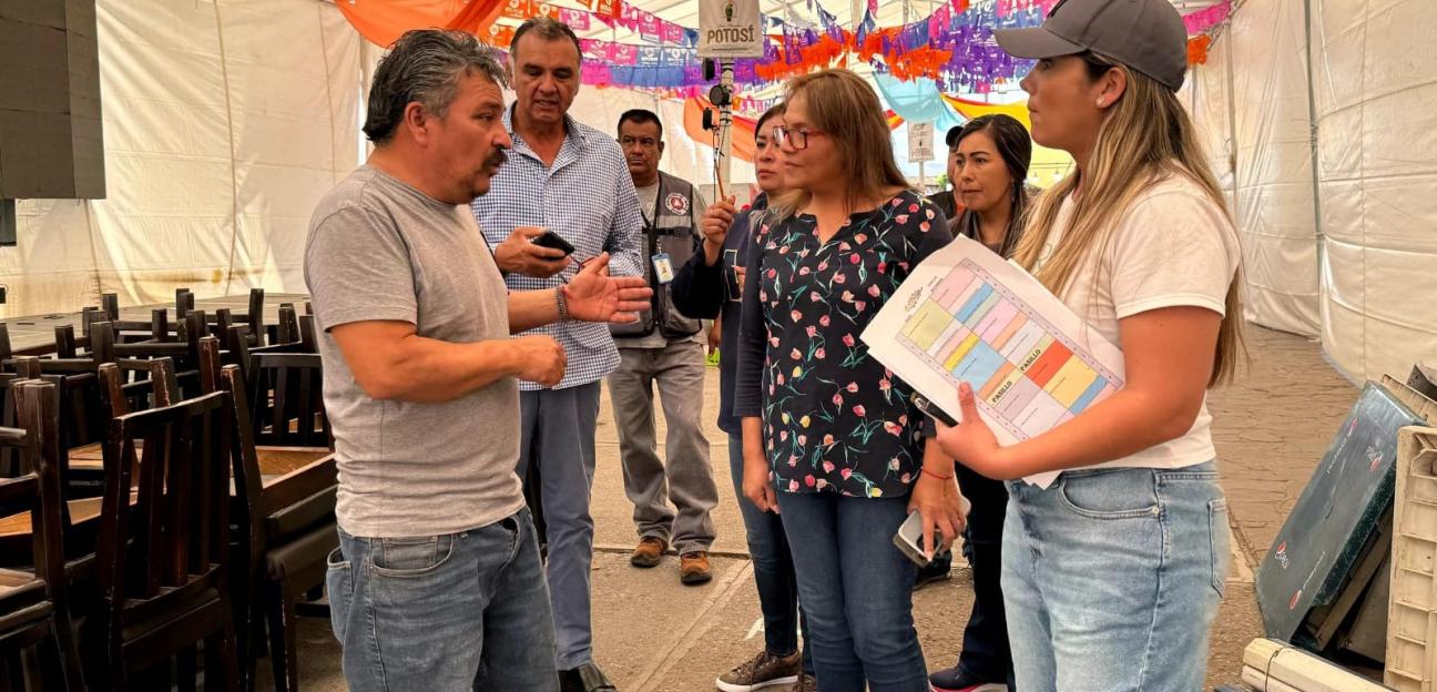 Autoridades soledenses supervisan corredores comerciales en la FENAE 2024