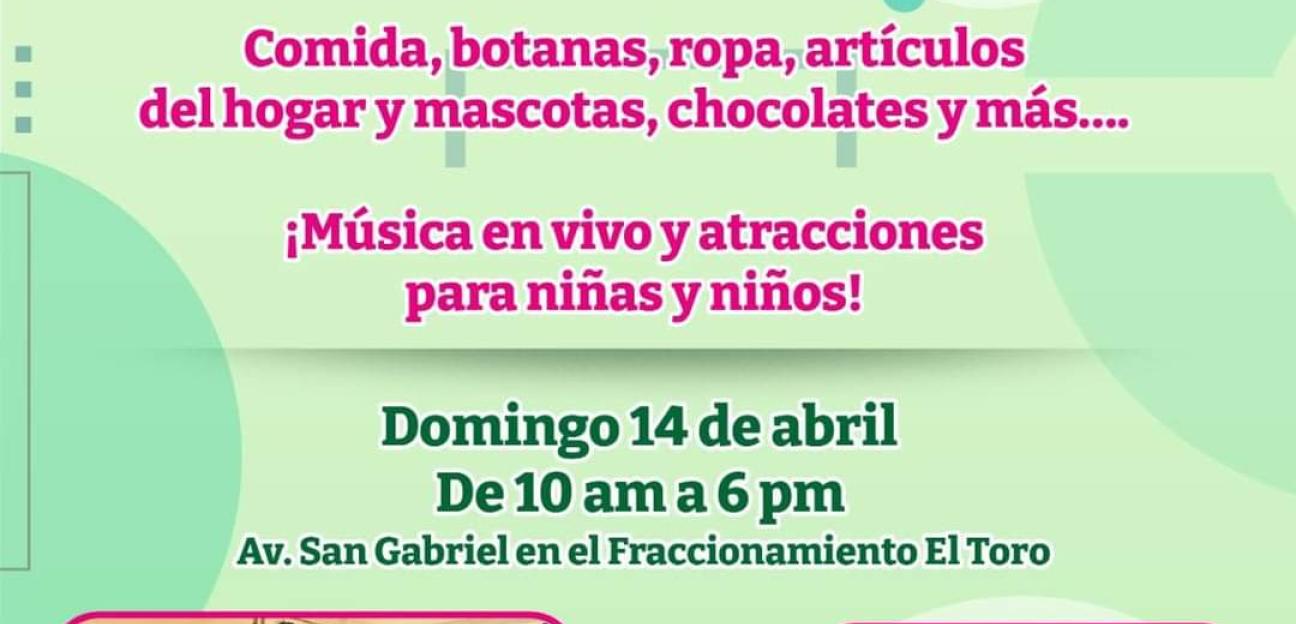 Este domingo, invitan a soledenses a Mercadito de Emprendedores en Fracc. El Toro 