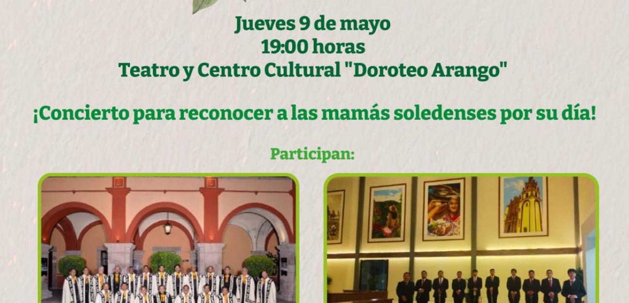Soledad de G.S. celebrará a las mamás con espectacular concierto de rondallas