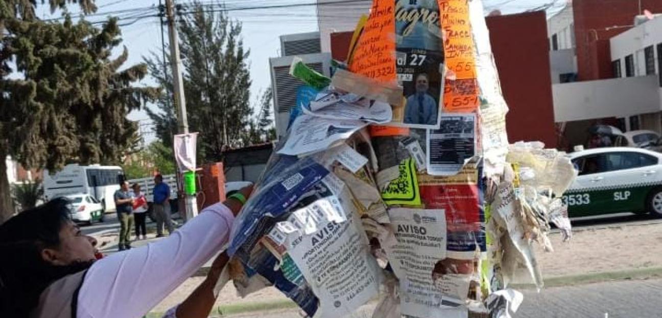 Acciones permanentes para evitar colocación de publicidad no autorizada, en Soledad