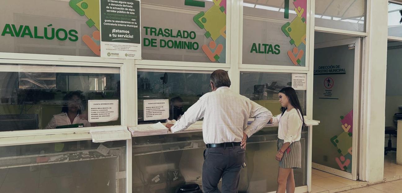 Municipio de Soledad facilita servicios de Catastro para trámites en Infonavit
