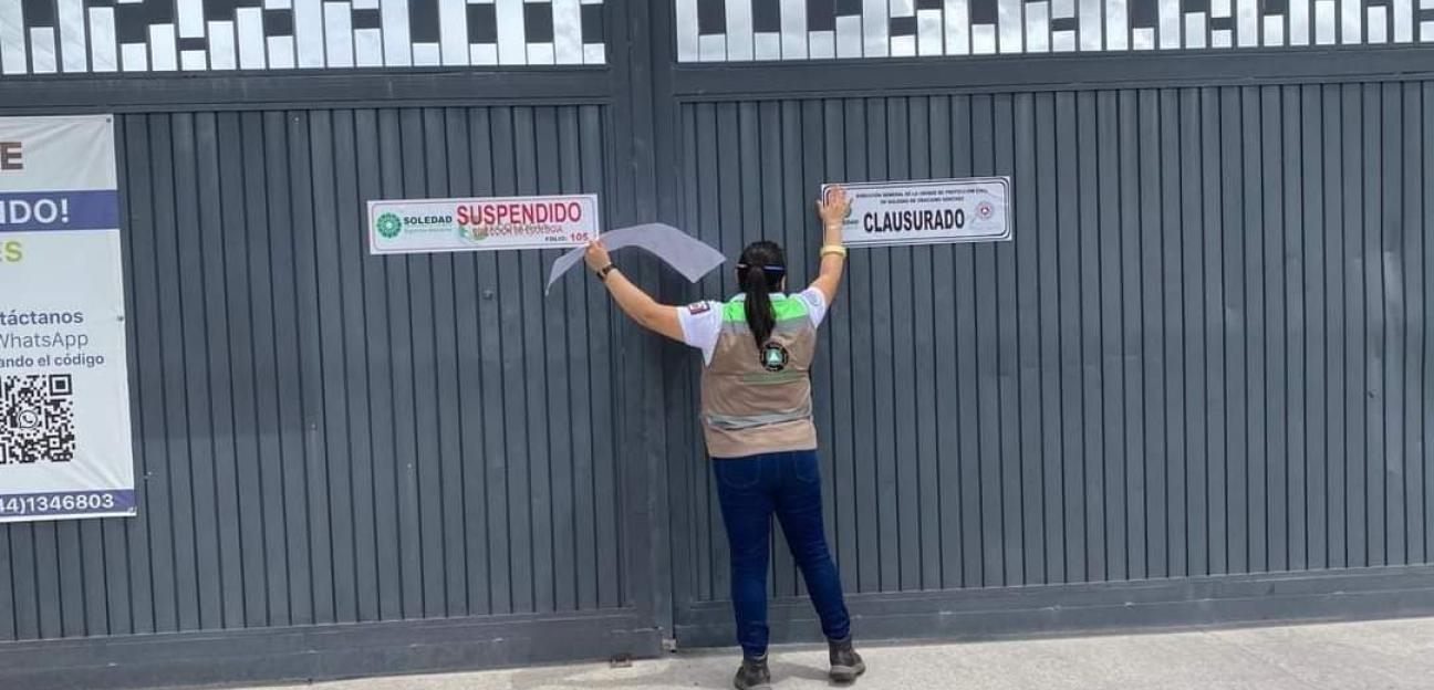 Protección Civil de Soledad avanza en cumplimiento de medidas de seguridad en empresas