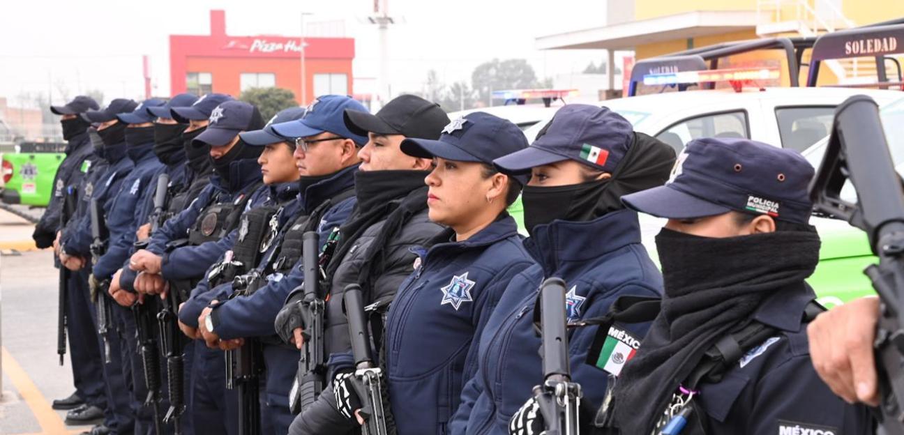 Seguridad Pública de Soledad despliega operativo Noche Buena - Blanca Navidad para garantizar paz y tranquilidad a las familias