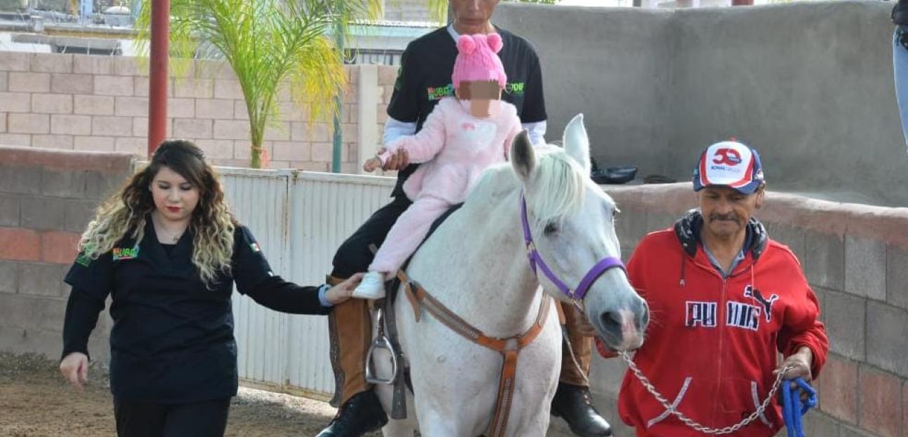 Madres beneficiarias del centro municipal de Equinoterapia en Soledad reconocen impacto positivo en la vida de sus hijos 
