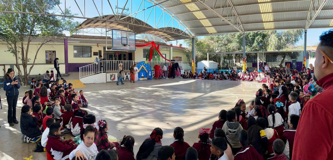 Bibliotecas Municipales de Soledad recrean pastorelas didácticas en escuelas