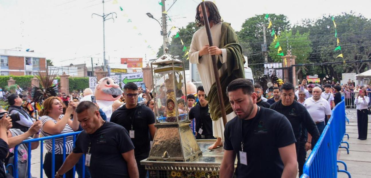 En orden, llegan reliquias de San Judas Tadeo a Soledad de Graciano Sánchez