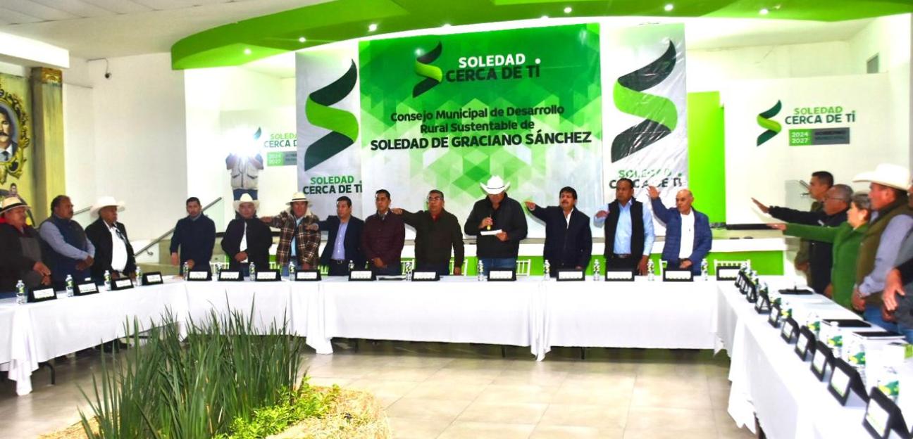 Navarro Muñiz reitera máximo apoyo a la actividad del campo en instalación de Consejo de Desarrollo Rural