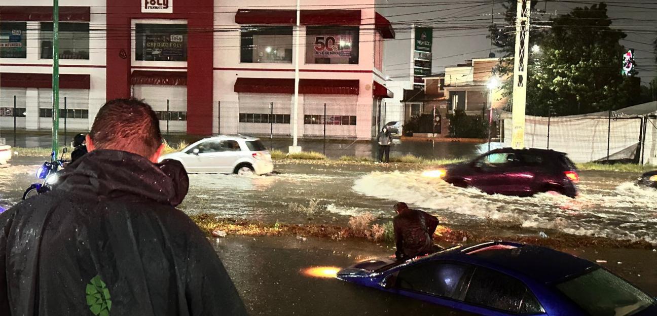 Protección Civil y guardia Civil Municipal se activan para brindar auxilio durante lluvias intensas en Soledad