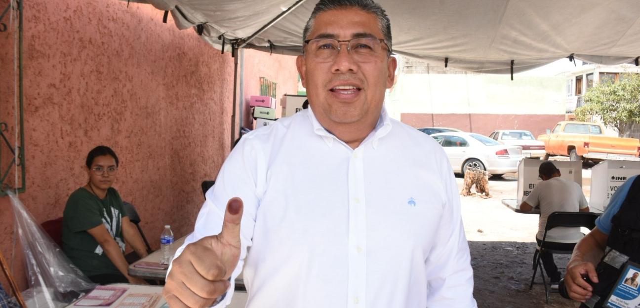 Jornada electoral pacífica y sin incidencias en Soledad; Juan Manuel Navarro