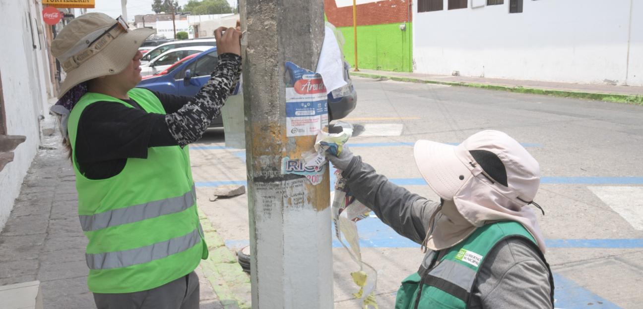 Municipio de Soledad tiene mejor imagen urbana con retiro de publicidad caduca